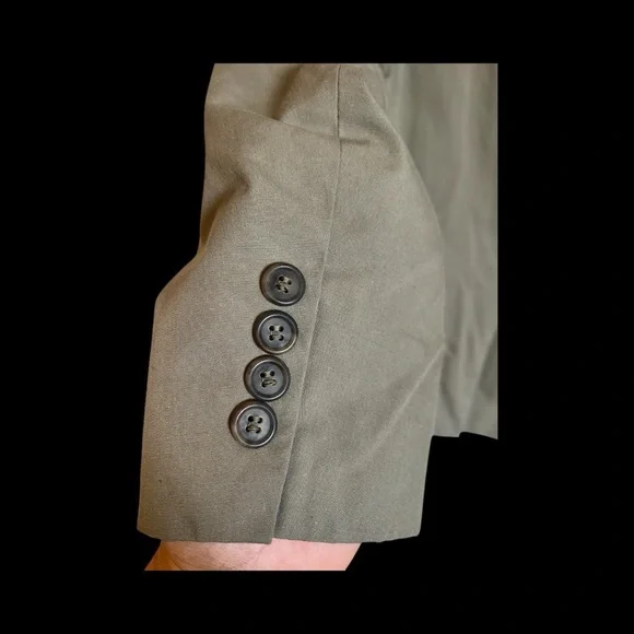 VANJULIAN Taupe Men's Blazer - Picture 6 of 9